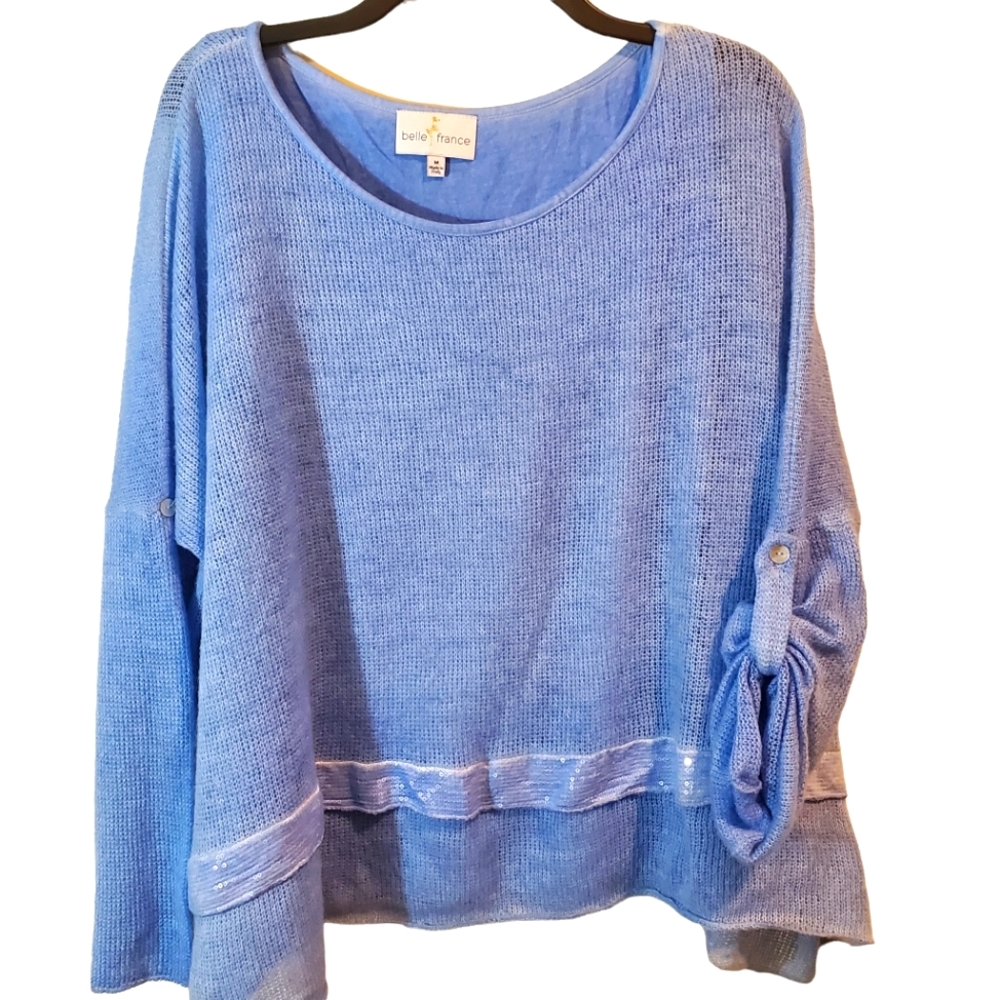 Belle France Powder Blue Sweater (M)